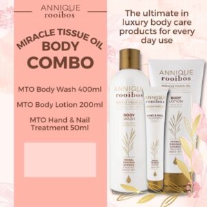 MTO Body Lotion 200ml + 400ml Body Wash + Hand and Nail Treatment 50ml